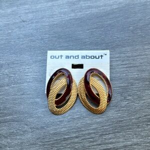 Out and About Vintage Oval Earrings